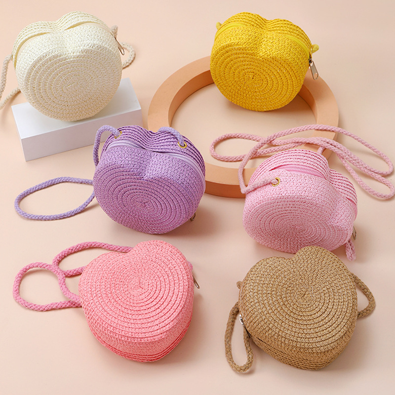 Woven Straw Bag - Sacs à bandoulière en paille tressée