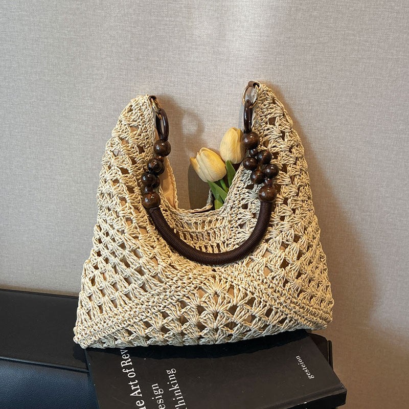 Woven Straw Bag - Sac à bandoulière en paille tressée