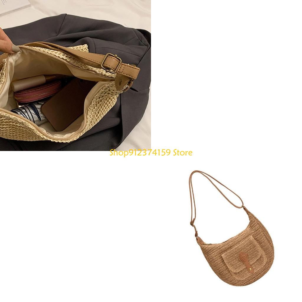 Woven Straw Bag - G5AE – plage en paille pour