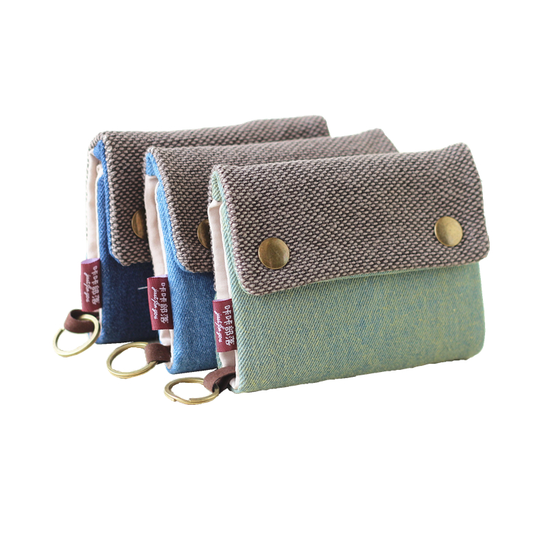 Women Bags Flipkart - Portefeuille en tissu à trois volets