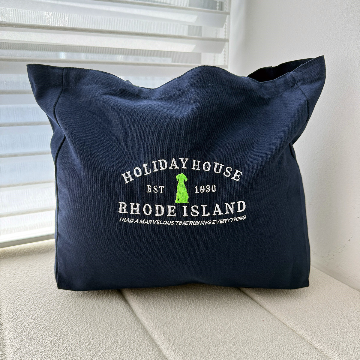 Sac fourre-tout en toile brodé - Women Bags Ck avis et prix