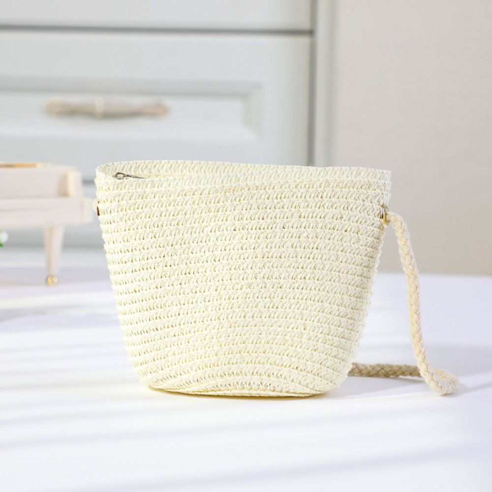 Sac à bandoulière en paille tr - Woven Straw Bag avis et prix