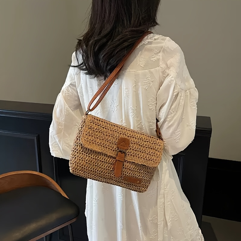Sac bandoulière vintage en pai - Woven Straw Bag avis et prix