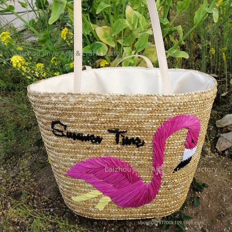 Sac seau en paille de blé tres - Woven Straw Bag avis et prix