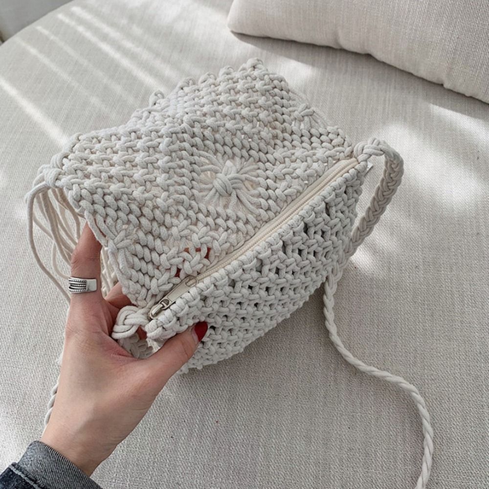 Sac en paille tressé style eth - Woven Straw Bag avis et prix