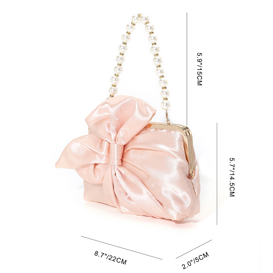 Sacs de soirée en Satin blanc  - Evening Bag Beaded avis et prix