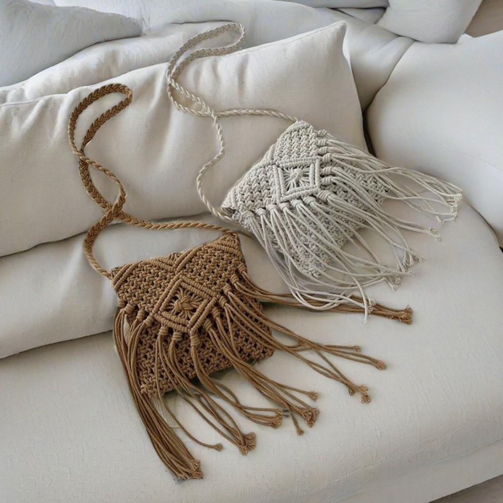 Sac en paille tressé de style  - Woven Straw Bag avis et prix