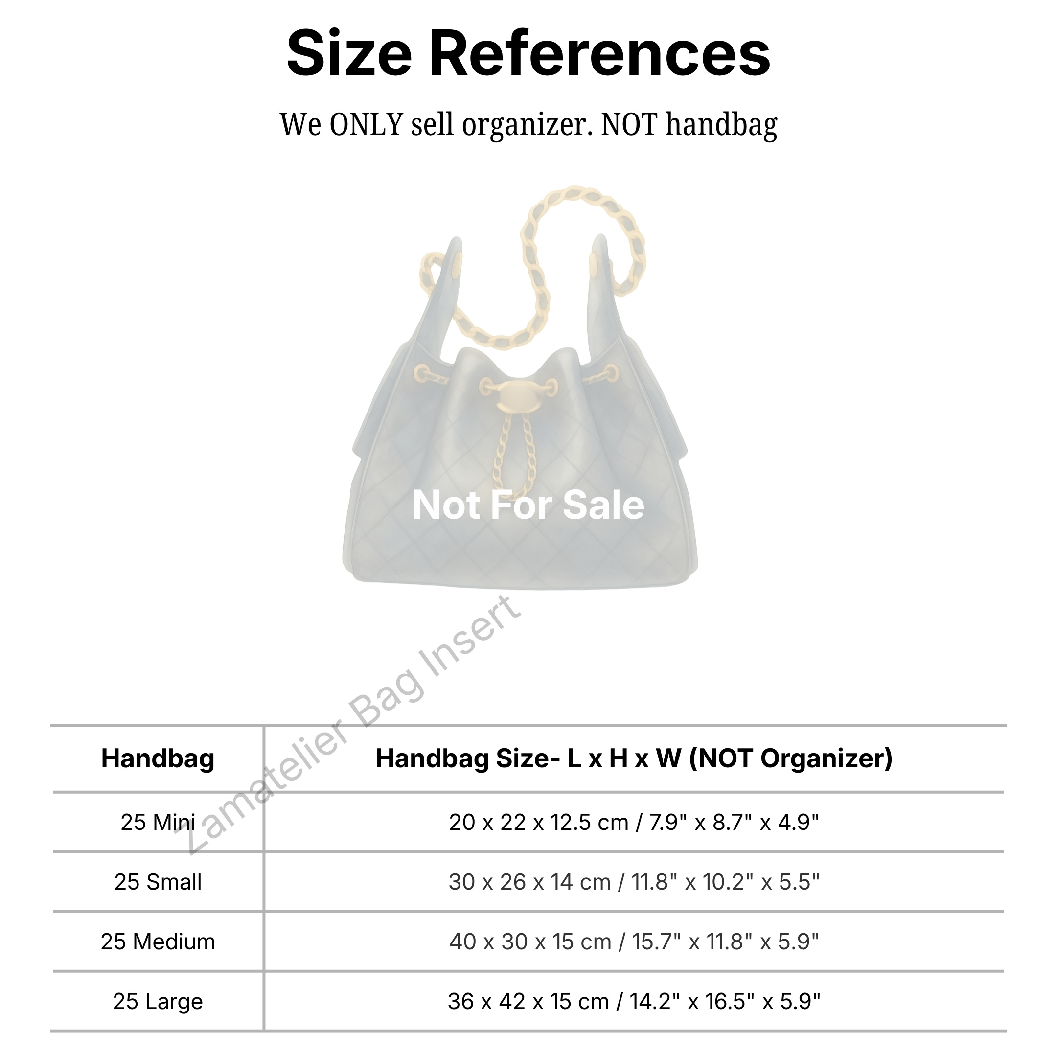Insert en soie sur mesure pour - Women'S Bags avis et prix