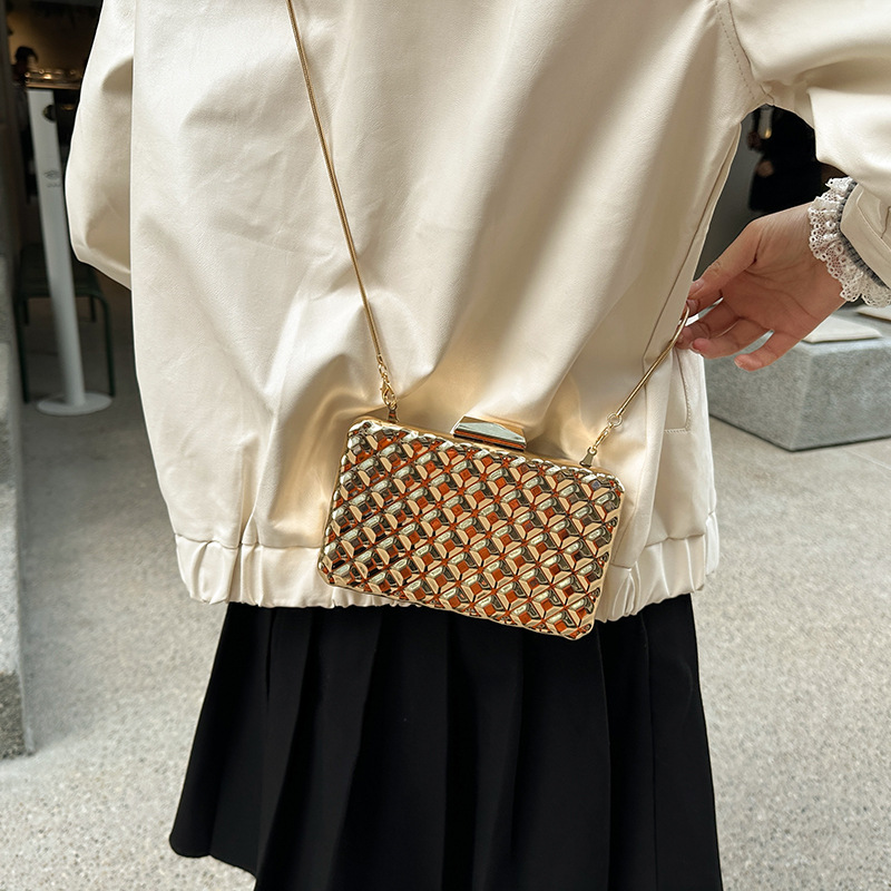 Femmes or métallique bandouliè - Women Bags Popular Brands avis et prix