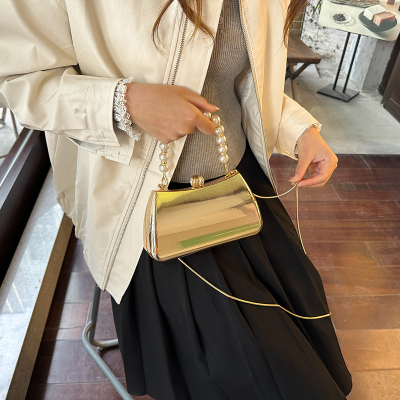 Femmes or métallique bandouliè - Women Bags Popular Brands avis et prix