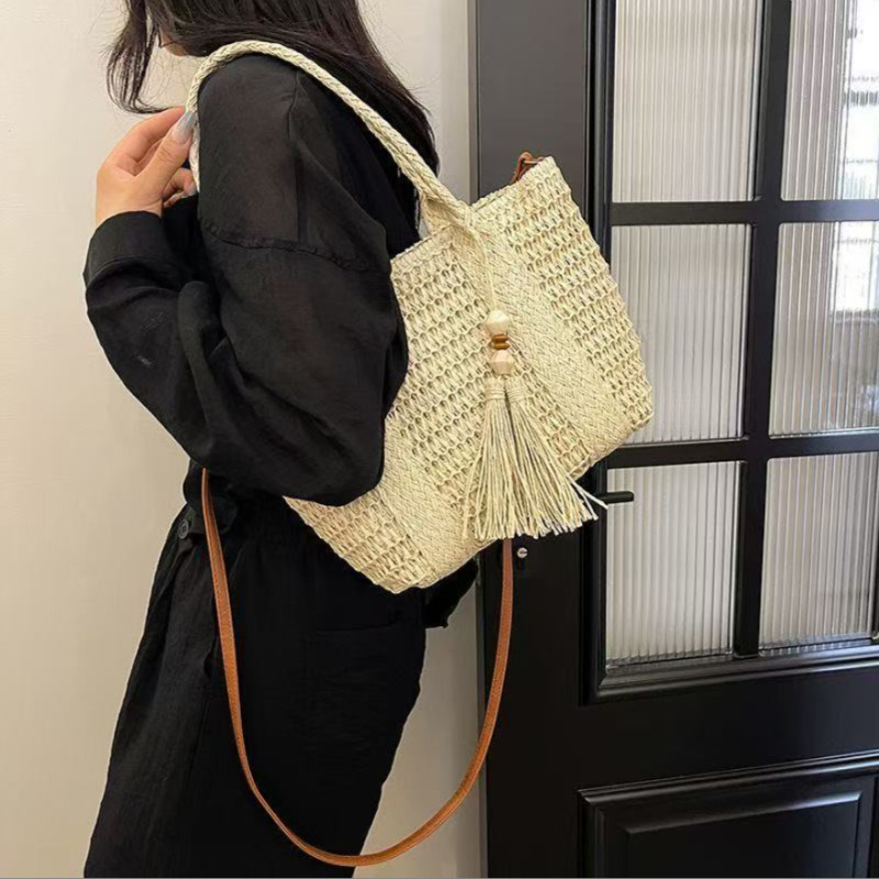 Nouveau style : Sac à main en  - Woven Straw Bag avis et prix