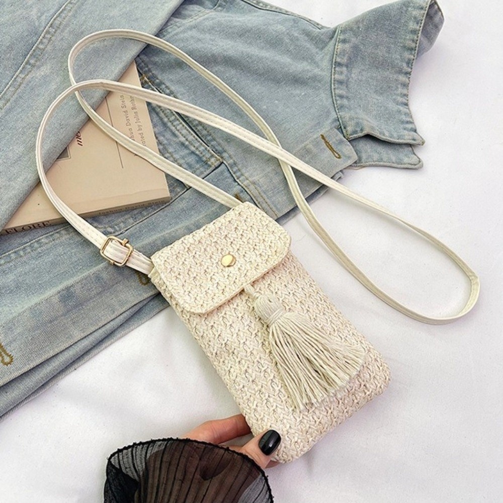 Sac à main portable en paille  - Woven Straw Bag avis et prix