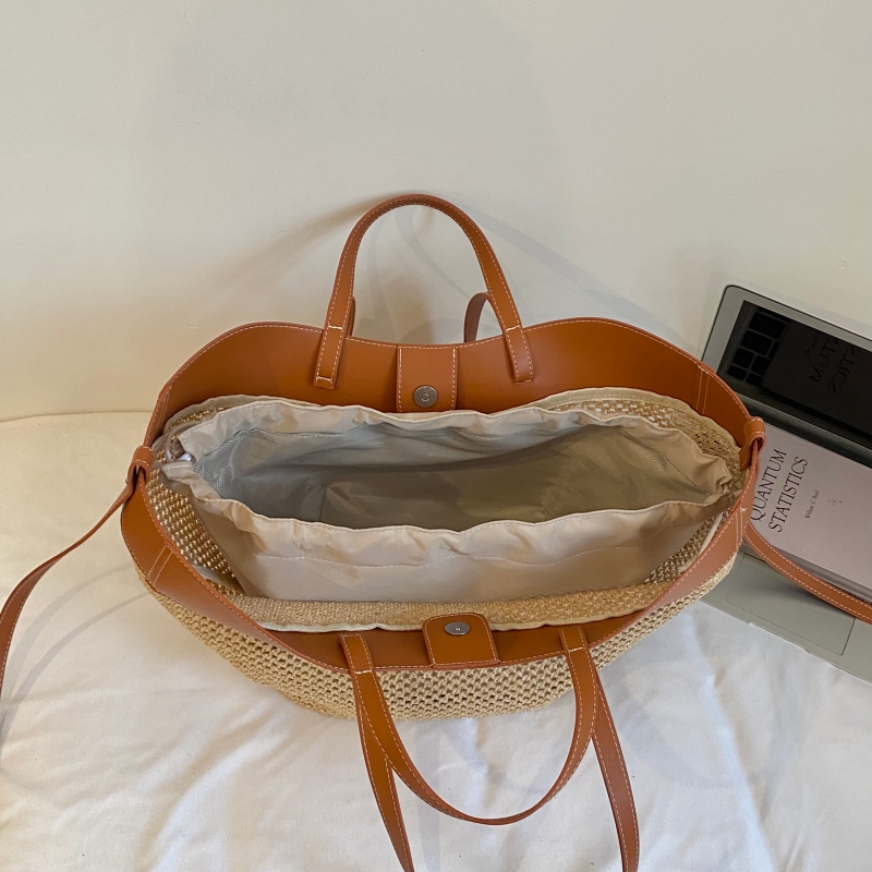 Sacs fourre-tout en paille tri - Woven Straw Bag avis et prix