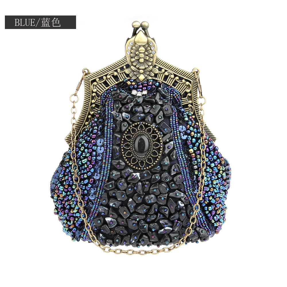 Sac à main rétro à sequins pou - Evening Bag Beaded avis et prix