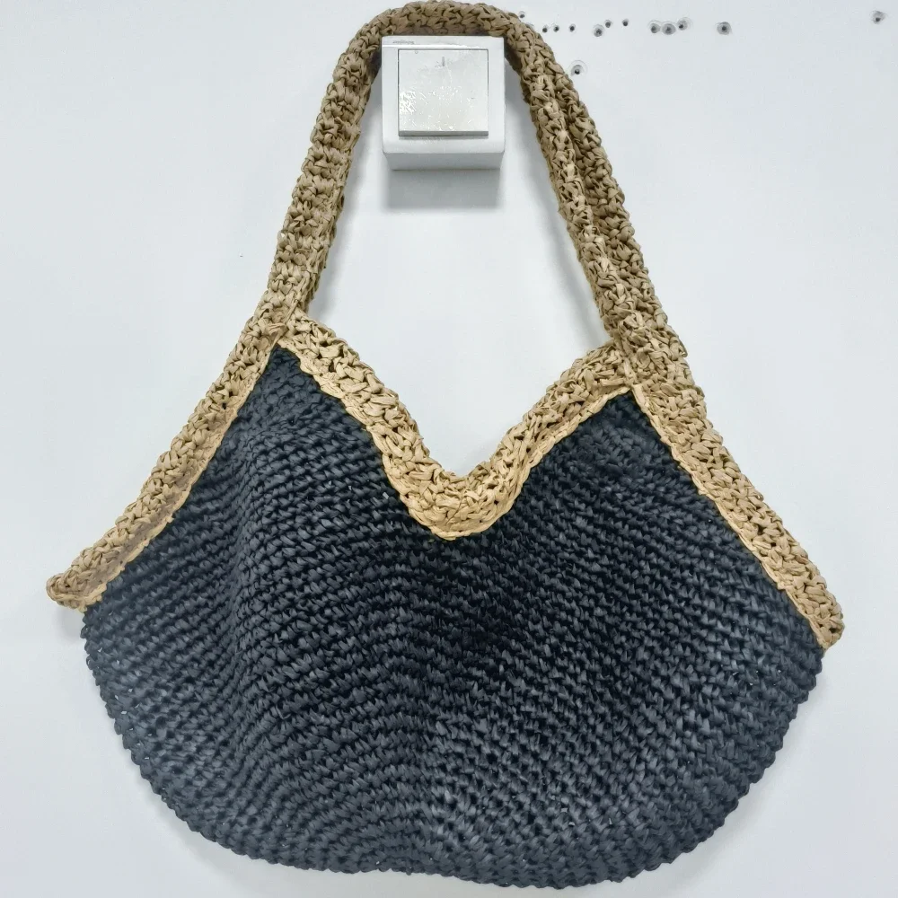 Nouveau sac à main tressé à la - Woven Straw Bag avis et prix