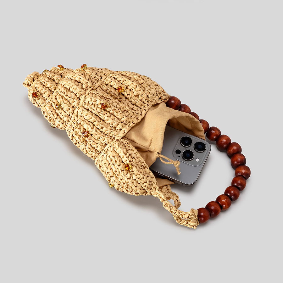 Sac de plage d'été amusant en  - Woven Straw Bag avis et prix